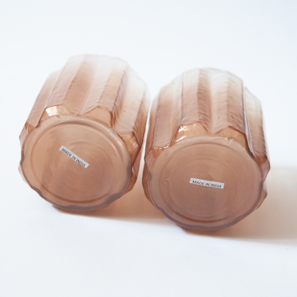 Opalescent Hand Blown Ombre Candle Holders - Picture 4 of 8